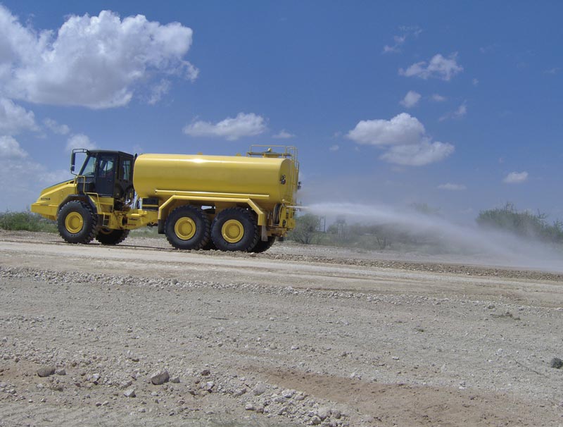 water tanker truck mining